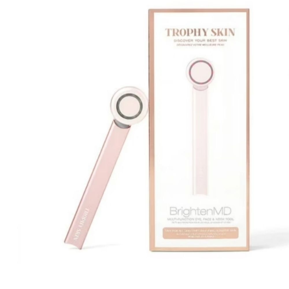 🆕️🌝Trophy Skin BrightenMD 4-in-1 Microcurrent Facial Device Red Light Therapy